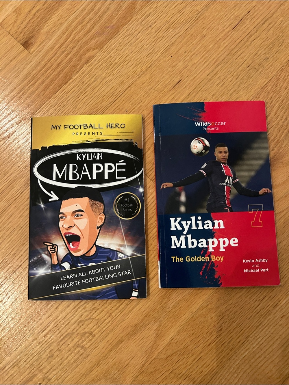 World Cup Soccer  Book Set — Kylian Mbappe Black & Blue Covers